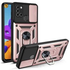 Techsuit Kryt Samsung Galaxy A21s Techsuit CamShield Pro rose gold