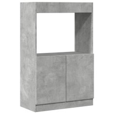 Petromila Skříň highboard betonově šedá 63 x 33 x 100 cm kompozitní dřevo