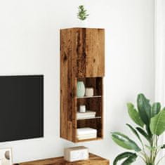 Vidaxl TV skříňka s LED osvětlením old wood 30,5 x 30 x 102 cm