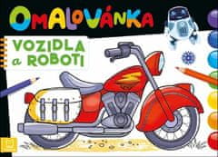 Omalovánka Vozidla a roboti