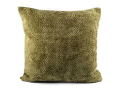 Povlak na polštář velvetový 45x45 cm - zelená khaki