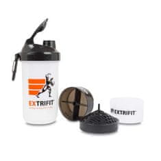 Extrifit Šejkr Triple 600 ml transparent