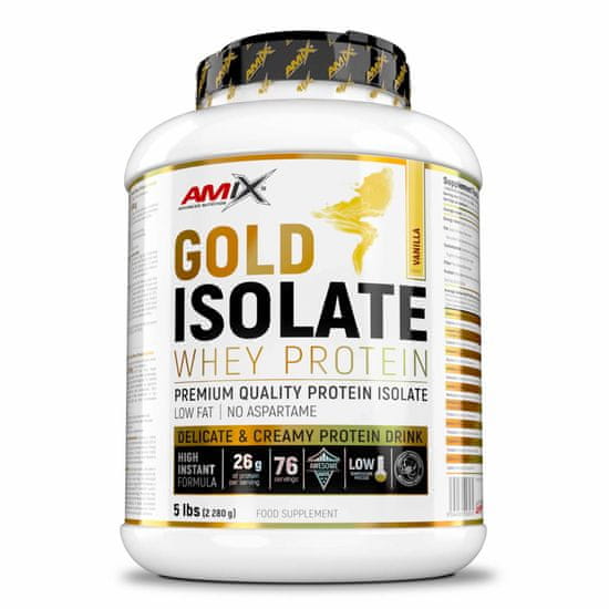 AMIX Gold Whey Protein Isolate 2280 g vanilla