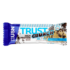 USN Trust Crunch 60 g bílá čokoláda se sušenkou