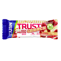 USN Trust Crunch 60 g bílá čokoláda se sušenkou