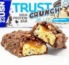 USN Trust Crunch 60 g bílá čokoláda se sušenkou