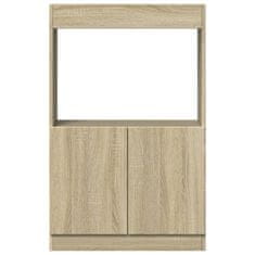 Vidaxl Skříň highboard dub sonoma 63 x 33 x 100 cm kompozitní dřevo