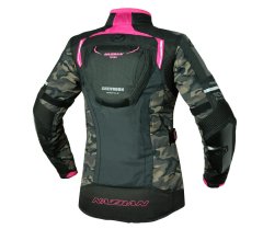 NAZRAN dámská bunda Throne Tech-Air black/pink/camo vel. S