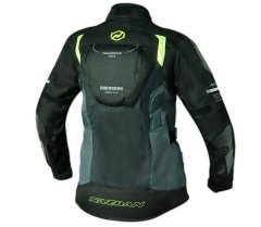 NAZRAN dámská bunda Thron Tech-Air black/grey/fluo vel. XL