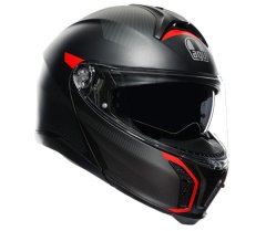 AGV Helma na moto TOURMODULAR MULTI MPLK FREQUENCY MATT GUNMETAL/RED vel. S