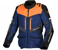 Macna Bunda na moto Domane dark blue/orange/black men vel. L