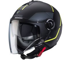 Caberg Helma na moto Riviera V4X Geo matt black/yellow fluo/anthracite vel. XS