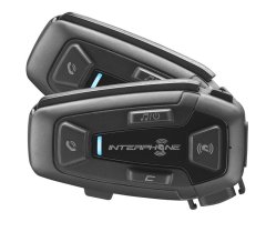 Interphone Bluetooth headset pro uzavřené a otevřené přilby U-COM8R, Twin Pack