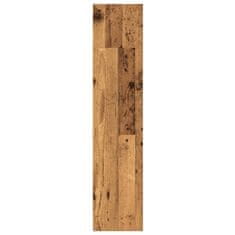 Vidaxl Knihovna old wood 80 x 24 x 109 cm kompozitní dřevo