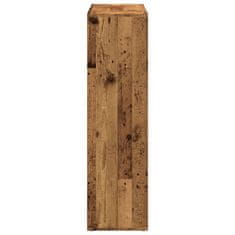 Vidaxl Knihovna/dělící stěna old wood 102x29x103,5 cm kompozitní dřevo