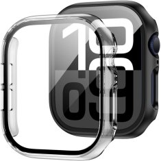 Tech-protect Defense 360 pouzdro se sklem na Apple Watch 10 46mm, průsvitné