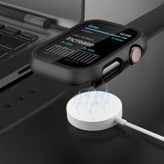 Tech-protect Defense 360 pouzdro se sklem na Apple Watch 10 46mm, průsvitné