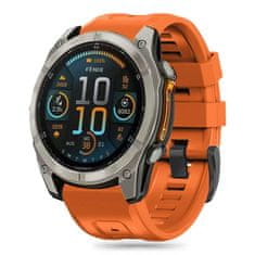 Tech-protect Silicone řemínek na Garmin Fenix 5S / 5S Plus / 6S / 6S Pro / 7S / 8 43mm, orange