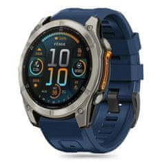 Tech-protect Silicone řemínek na Garmin Fenix 5 / 6 / 6 Pro / 7 / 8 47mm / E / 8 47mm, navy blue