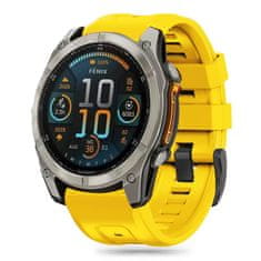 Tech-protect Silicone řemínek na Garmin Fenix 5 / 6 / 6 Pro / 7 / 8 47mm / E / 8 47mm, yellow