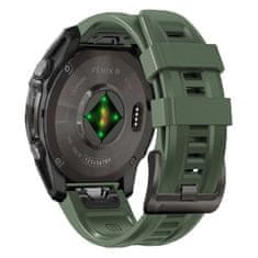 Tech-protect Silicone řemínek na Garmin Fenix 5 / 6 / 6 Pro / 7 / 8 47mm / E / 8 47mm, army green