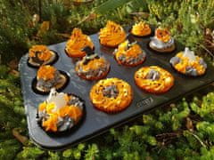 Decora Košíček na muffiny Halloween černo oranžový 36ks 5x3cm 