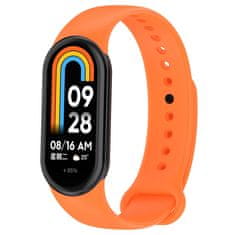 TopQ Řemínek pro Xiaomi Mi Band 8 oranžový