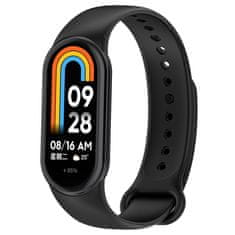 TopQ Řemínek pro Xiaomi Mi Band 8 černý