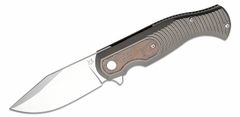 Fox Knives FX-524 TIZW EAST WOOD TIGER velký kapesní nůž 9,5 cm, Satin, titan, dřeo Ziricote