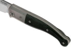 LionSteel GT01 GBK Niolox blade, Black G10 Handle, Titanium Bolster & Liners