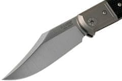 LionSteel GT01 GBK Niolox blade, Black G10 Handle, Titanium Bolster & Liners