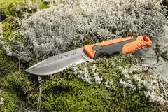 Buck BU-0656ORS Pursuit Pro Large lovecký nůž 10,8 cm, černo-oranžová, GFN/Versaflex, pouzdro nylon