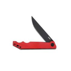 KUBEY KU253B Pylades Red Black kapesní nůž 11,8 cm, černá, červená, G10, spona