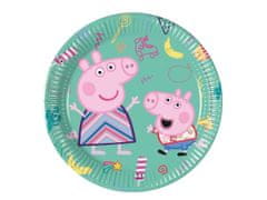 Peppa Pig Papírové talířky Prasátko Peppa 20 cm 8 ks