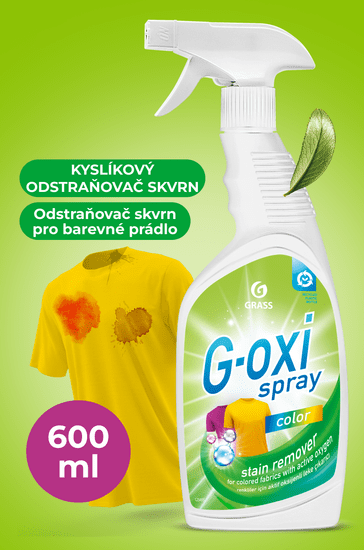 GRASS GRASS G-Oxi color spray odstraňovač skvrn ve spreji, 600 ml