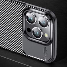 Techsuit Kryt iPhone 16 Pro, Techsuit CarbonFiber černý