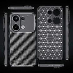 Techsuit Kryt Xiaomi Redmi Note 13 Pro 4G / Poco M6 Pro 4G, Techsuit CarbonFiber černý