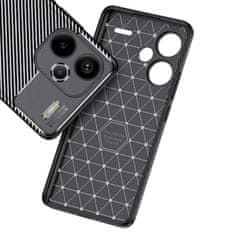 Techsuit Kryt Xiaomi Redmi Note 13 Pro+ 5G, Techsuit CarbonFiber černý