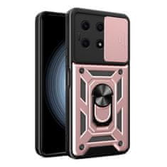 Techsuit Kryt Honor X8a Techsuit CamShield Pro rose gold