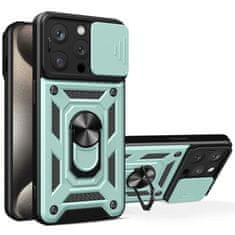 Techsuit Kryt iPhone 16 Pro, Techsuit CamShield Pro green