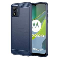 Techsuit Kryt Motorola Moto E13 Armored Carbon modrý