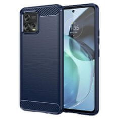 Techsuit Kryt Motorola Moto G72, Armored Carbon modrý