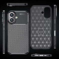 Techsuit Kryt iPhone 16 Plus, Techsuit CarbonFiber černý