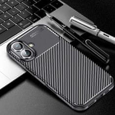 Techsuit Kryt iPhone 16, Techsuit CarbonFiber černý