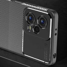 Techsuit Kryt Xiaomi Redmi Note 12 5G / Poco X5, Techsuit CarbonFiber černý