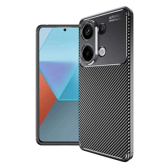 Techsuit Kryt Xiaomi Redmi Note 13 4G, Techsuit CarbonFiber černý