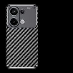 Techsuit Kryt Xiaomi Redmi Note 13 4G, Techsuit CarbonFiber černý