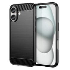 Techsuit Kryt iPhone 16 Armored Carbon černý