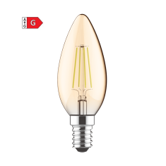 Diolamp  LED Filament žárovka Candle Amber 5W/230V/E14/2700K/400Lm/300°/Step Dim