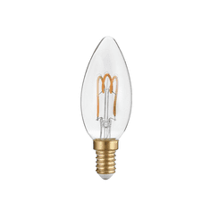 Diolamp  LED Spiral Filament Candle Clear žárovka 3W/230V/E14/2700K/220Lm/300°